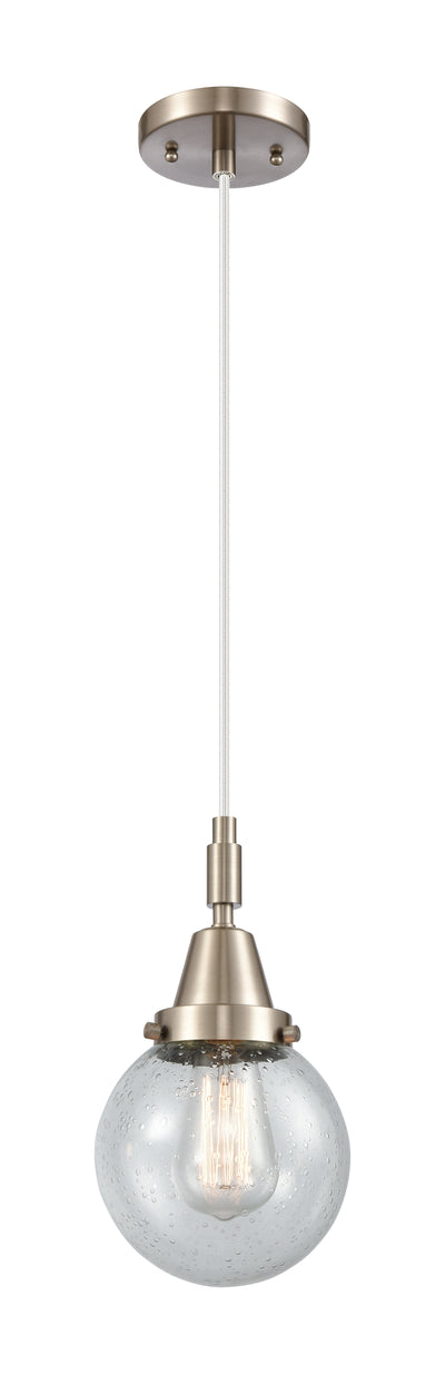 Caden Mini Pendant Brass Glass 6 Inch