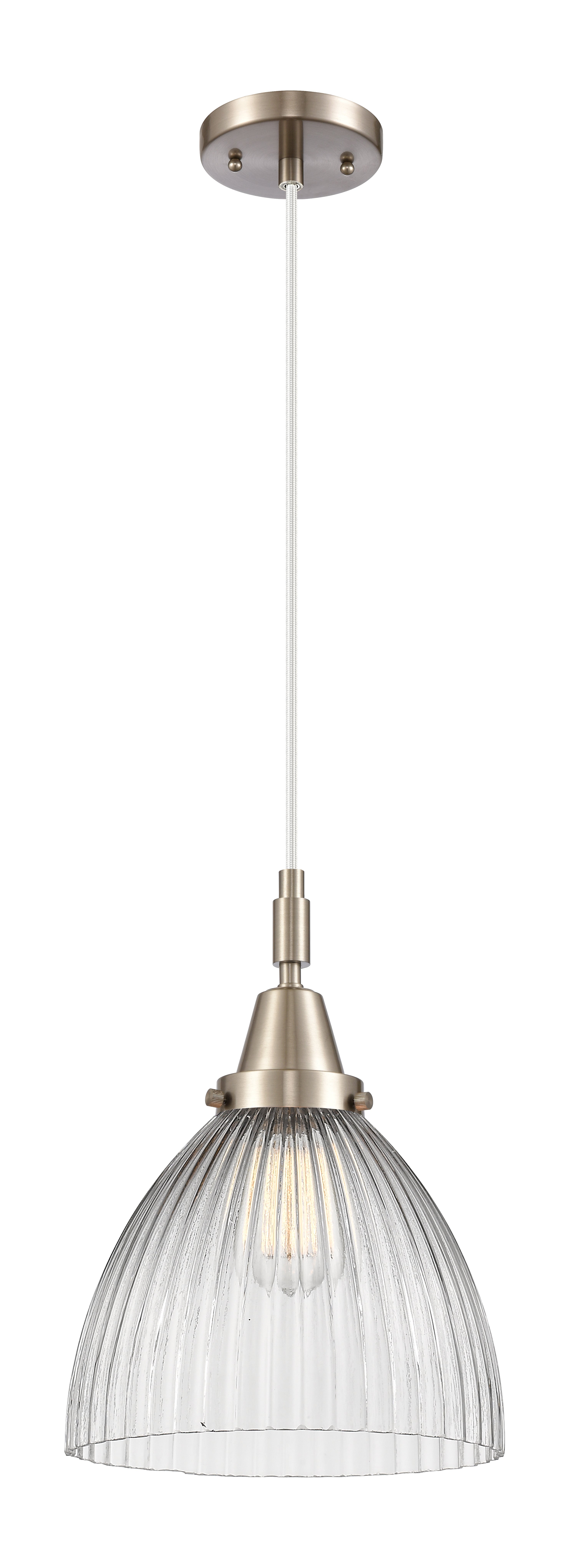 Caden Mini Pendant Antique Brass Glass