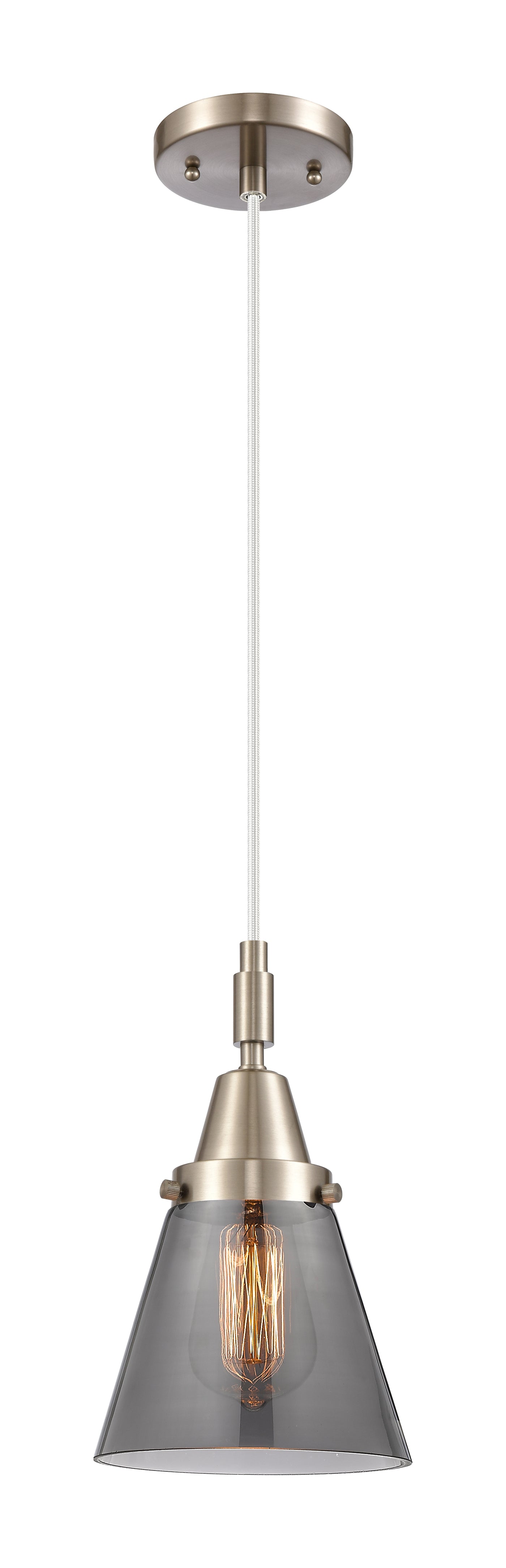 Caden Mini Pendant Antique Brass Glass Steel