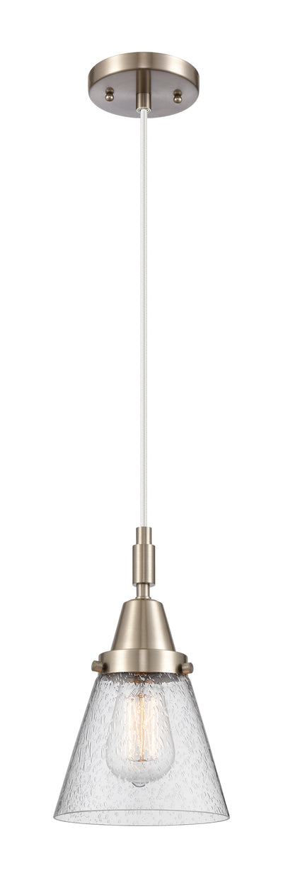 Caden Mini Pendant Antique Brass Glass Steel
