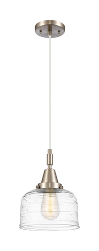 Caden Mini Pendant Glass Steel Antique Brass