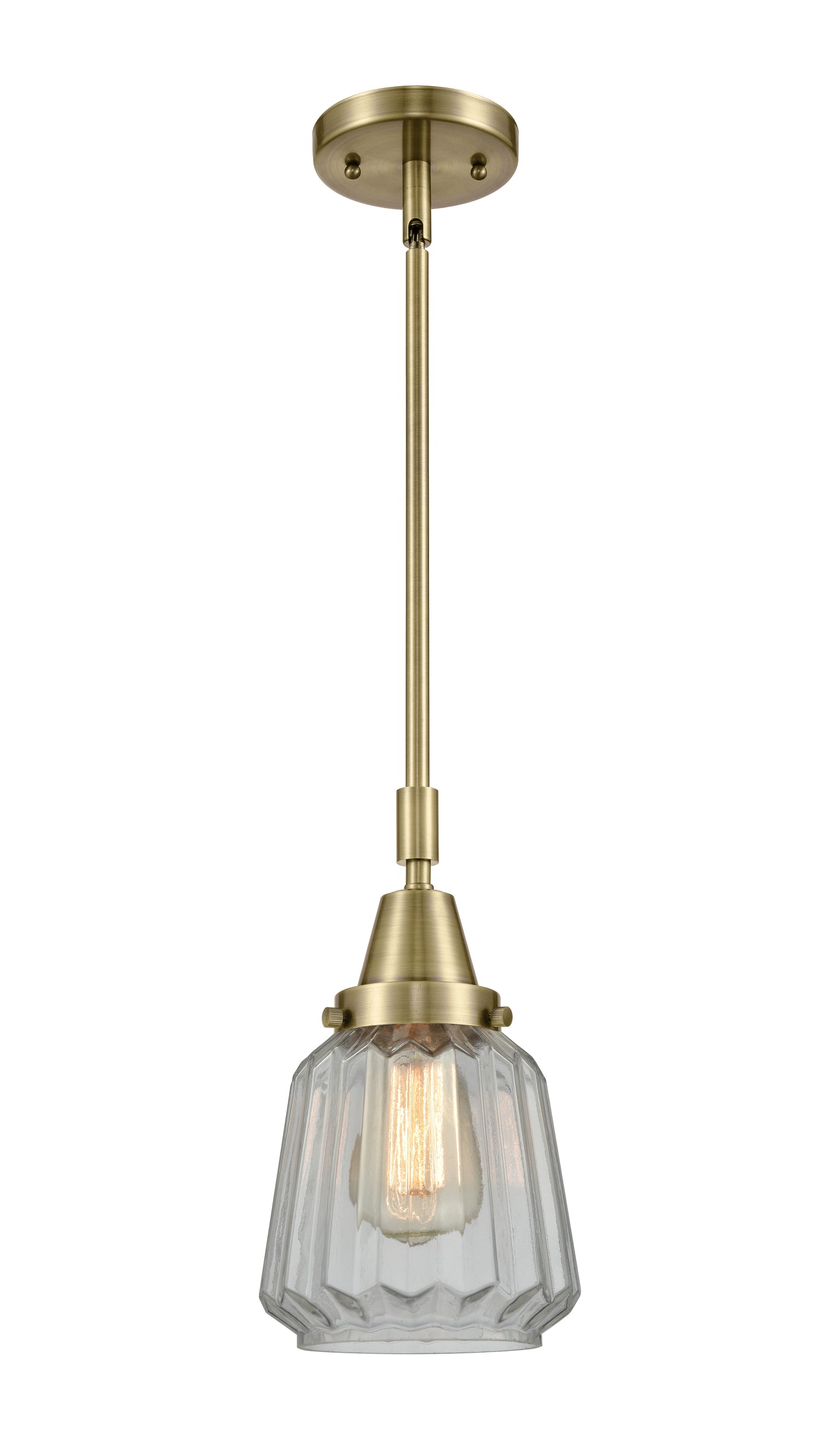 Caden Mini Pendant Antique Brass Finish