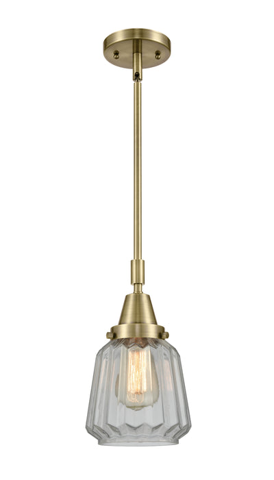 Caden Mini Pendant Antique Brass Glass