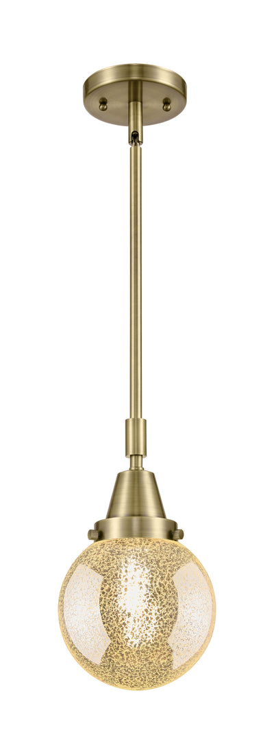 Caden Mini Pendant Antique Brass Glass