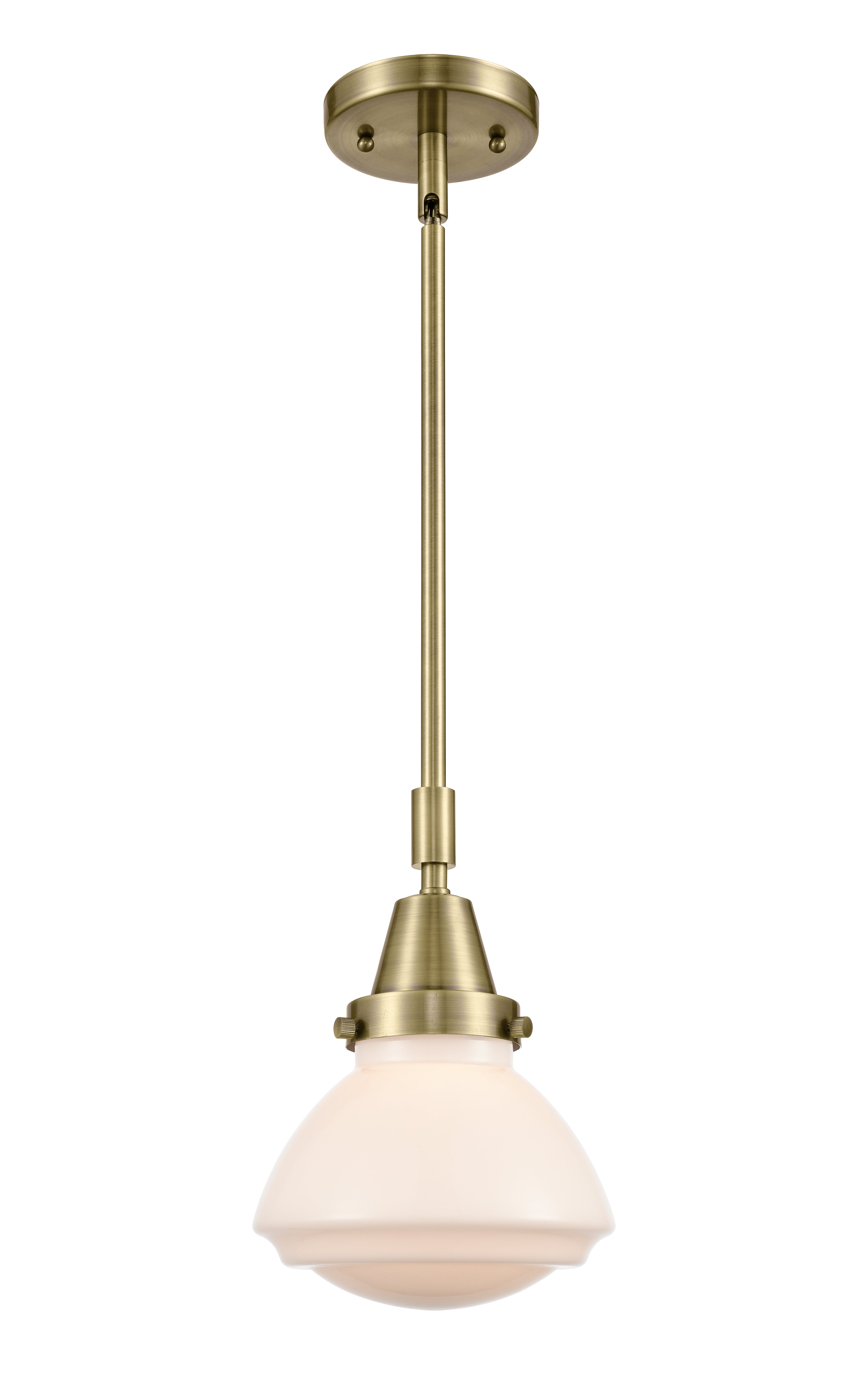 Caden Mini Pendant Antique Brass Finish