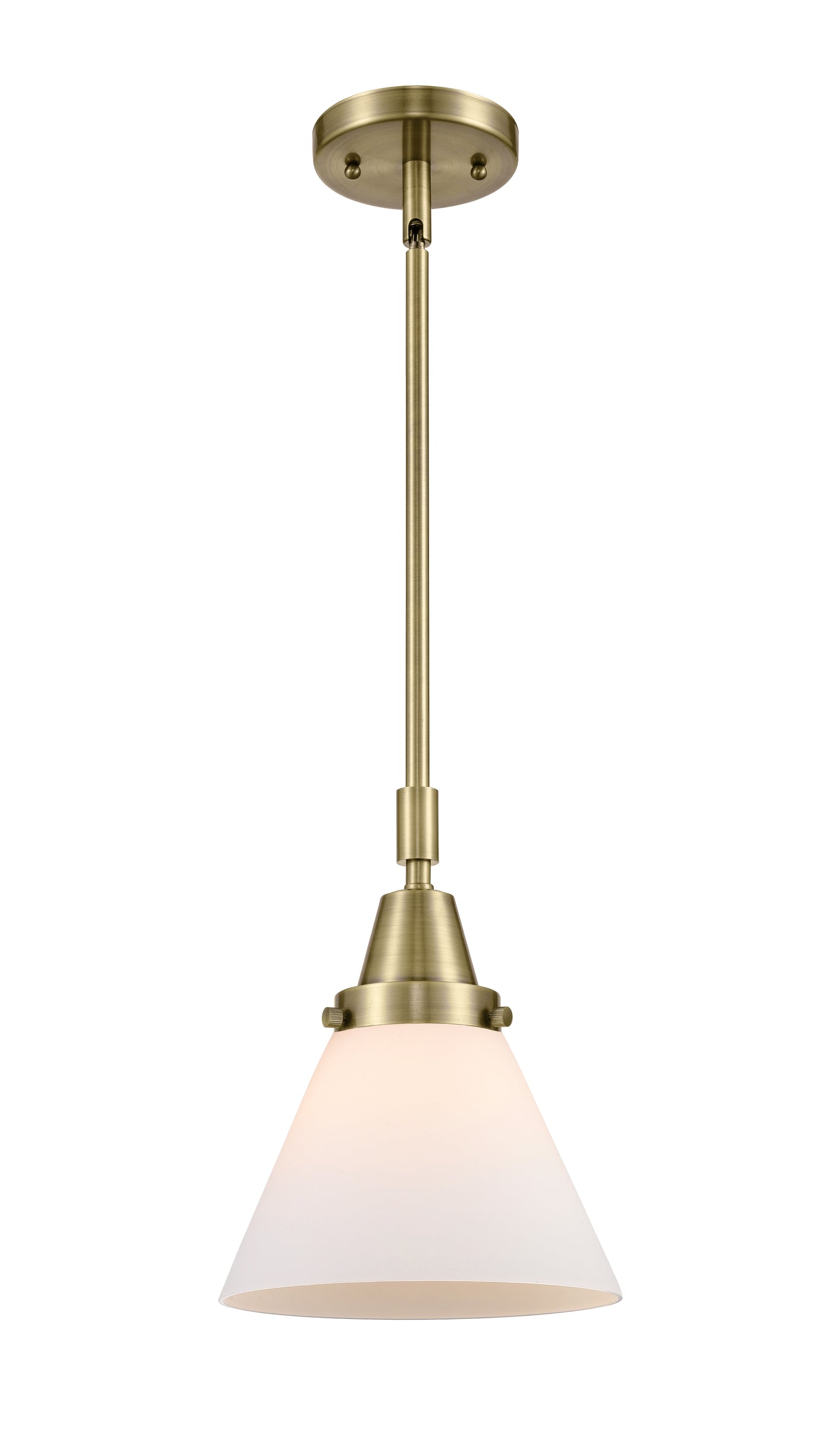 Caden Mini Pendant Antique Brass Glass