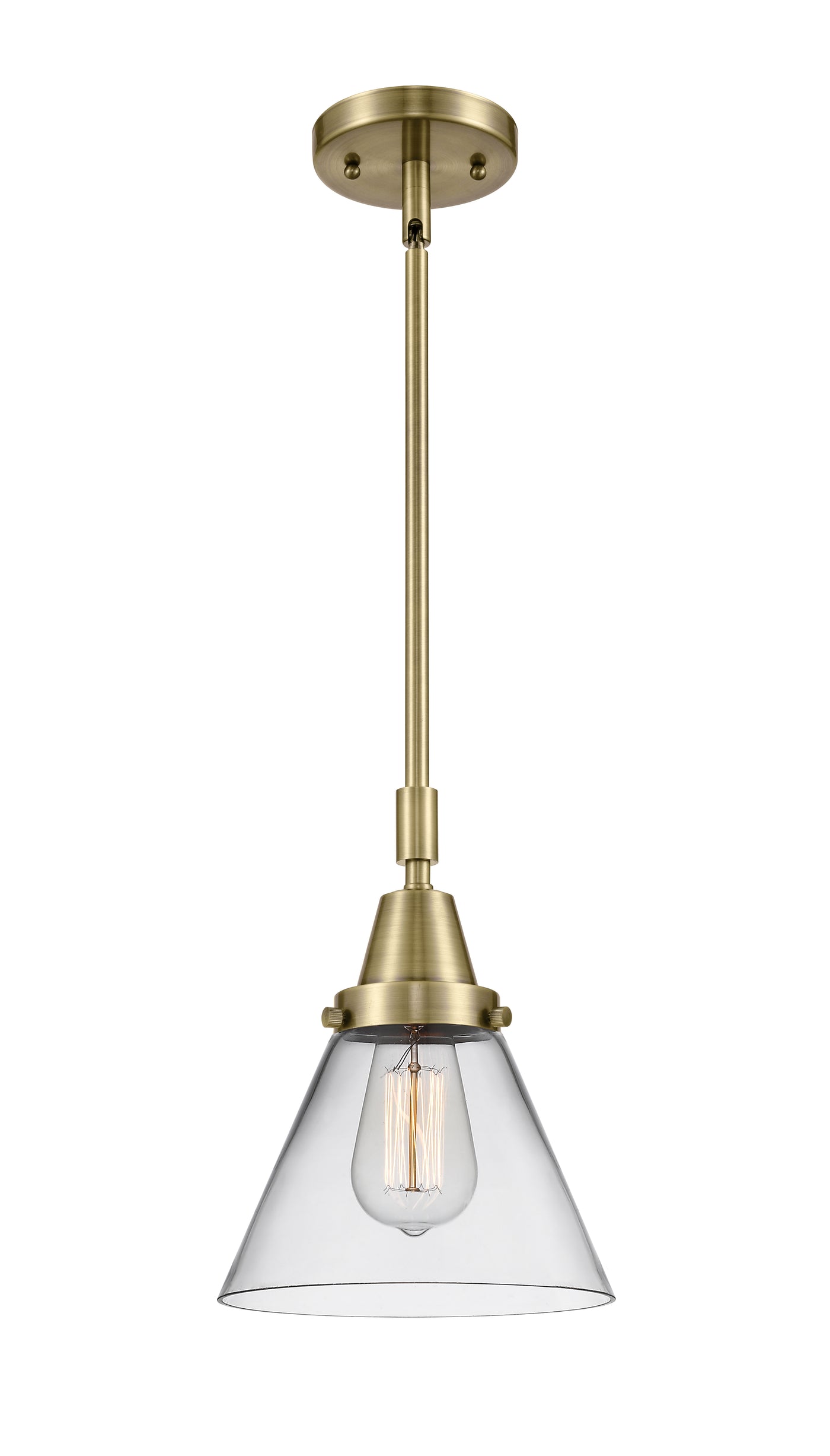 Caden Mini Pendant Antique Brass Finish