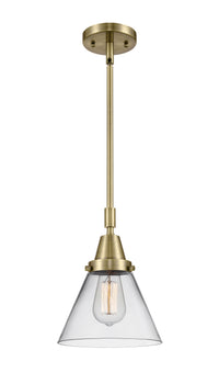 Caden Mini Pendant Antique Brass Glass
