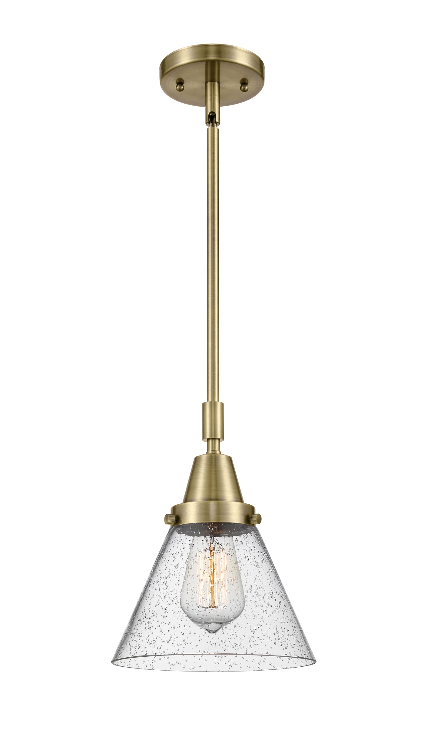 Caden Mini Pendant Antique Brass Finish