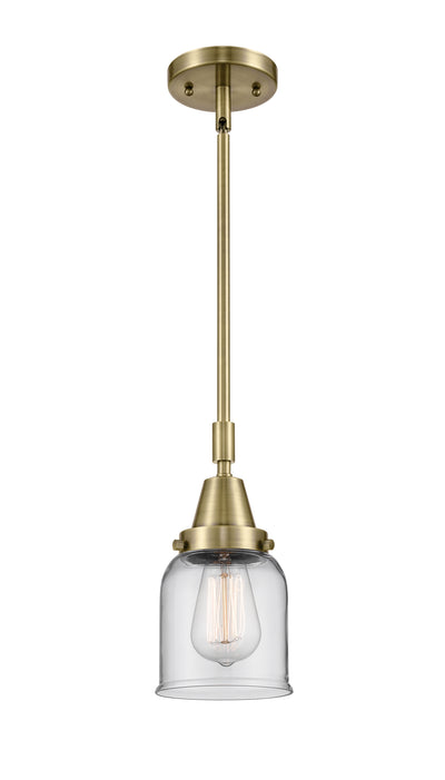 Caden Mini Pendant Antique Brass Glass