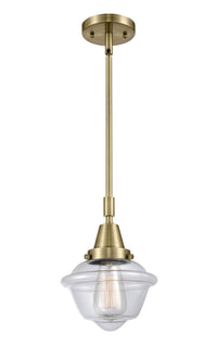 Caden Mini Pendant Antique Brass Glass