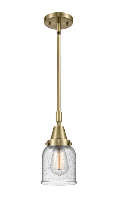 Caden Mini Pendant Antique Brass Glass