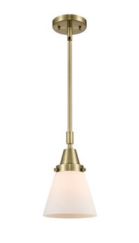 Caden Mini Pendant Antique Brass Glass