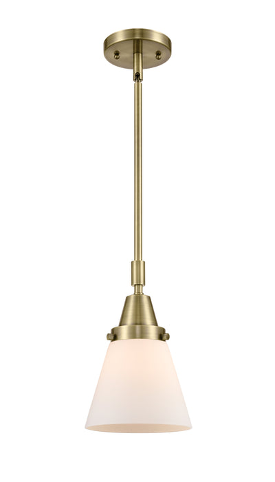 Caden Mini Pendant Antique Brass Glass