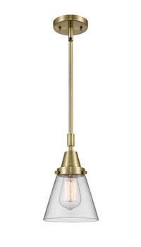 Caden Mini Pendant Antique Brass Glass