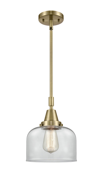 Caden Mini Pendant Antique Brass Glass Steel