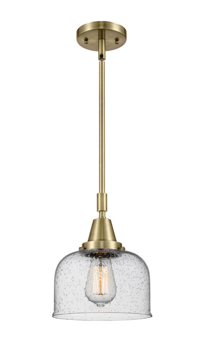 Caden Mini Pendant Antique Brass Glass