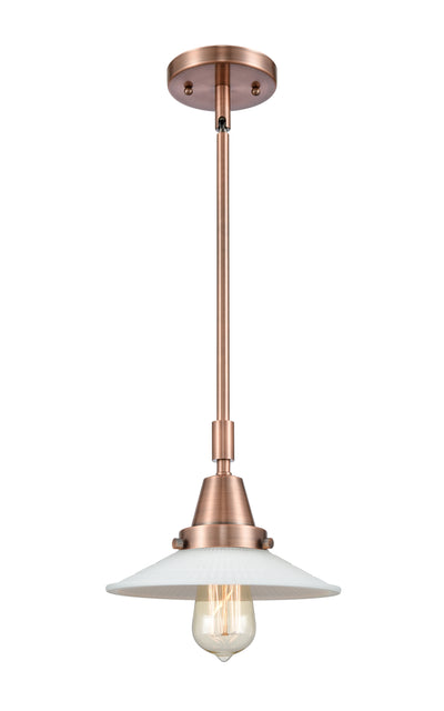 Caden Mini Pendant Antique Brass Glass