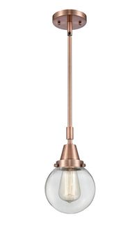 Caden Mini Pendant Antique Brass Glass