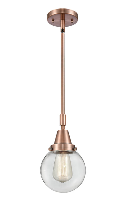 Caden Mini Pendant Antique Brass Glass