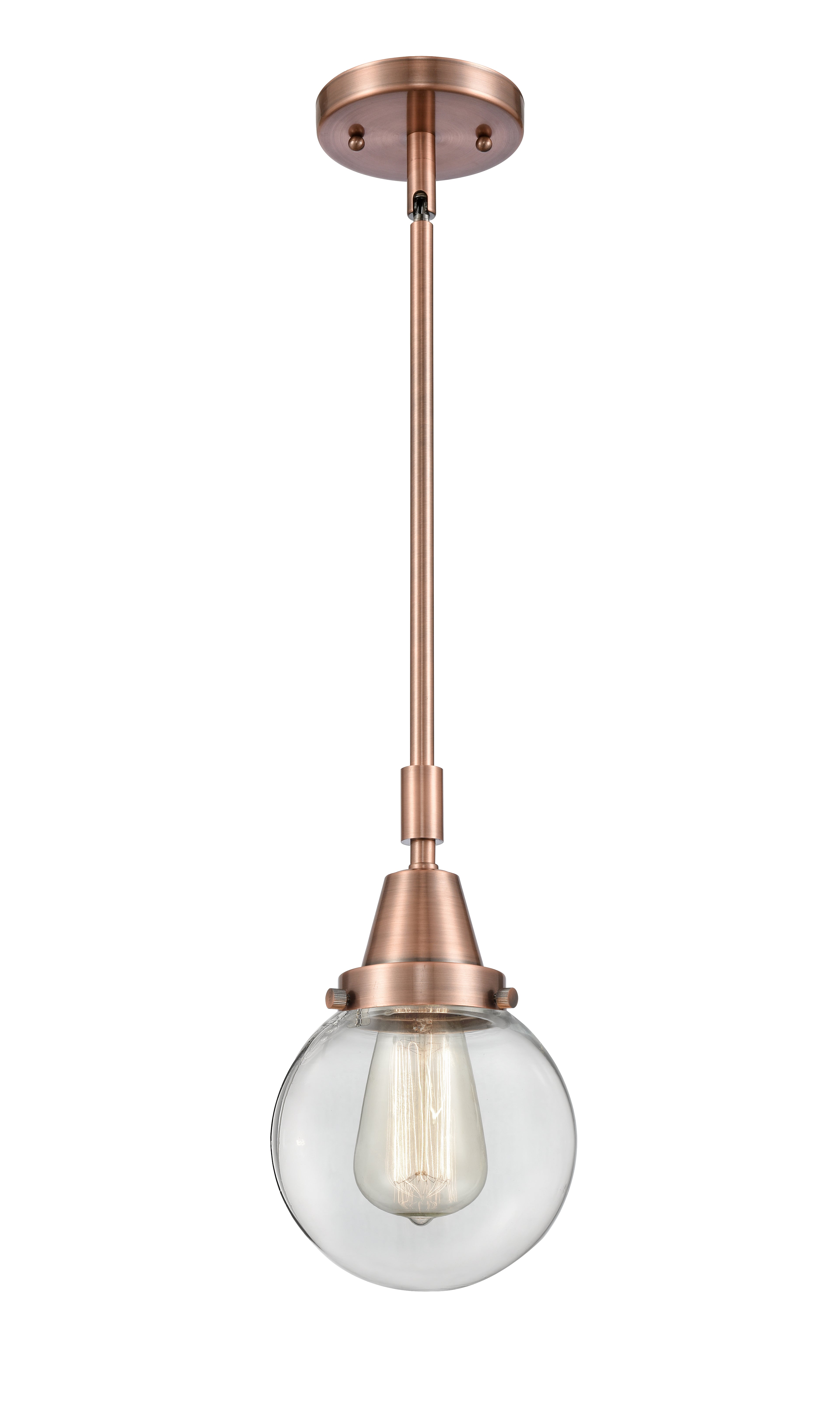 Caden Mini Pendant Antique Brass Finish