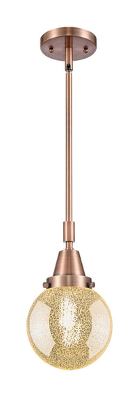 Caden Mini Pendant Antique Brass Glass