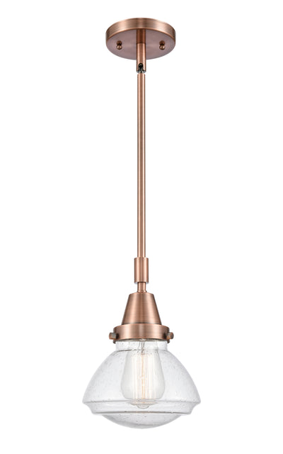 Caden Mini Pendant Antique Brass Finish
