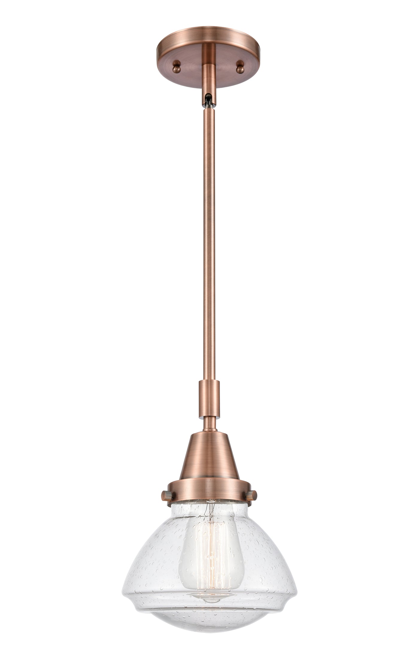 Caden Mini Pendant Antique Brass Finish
