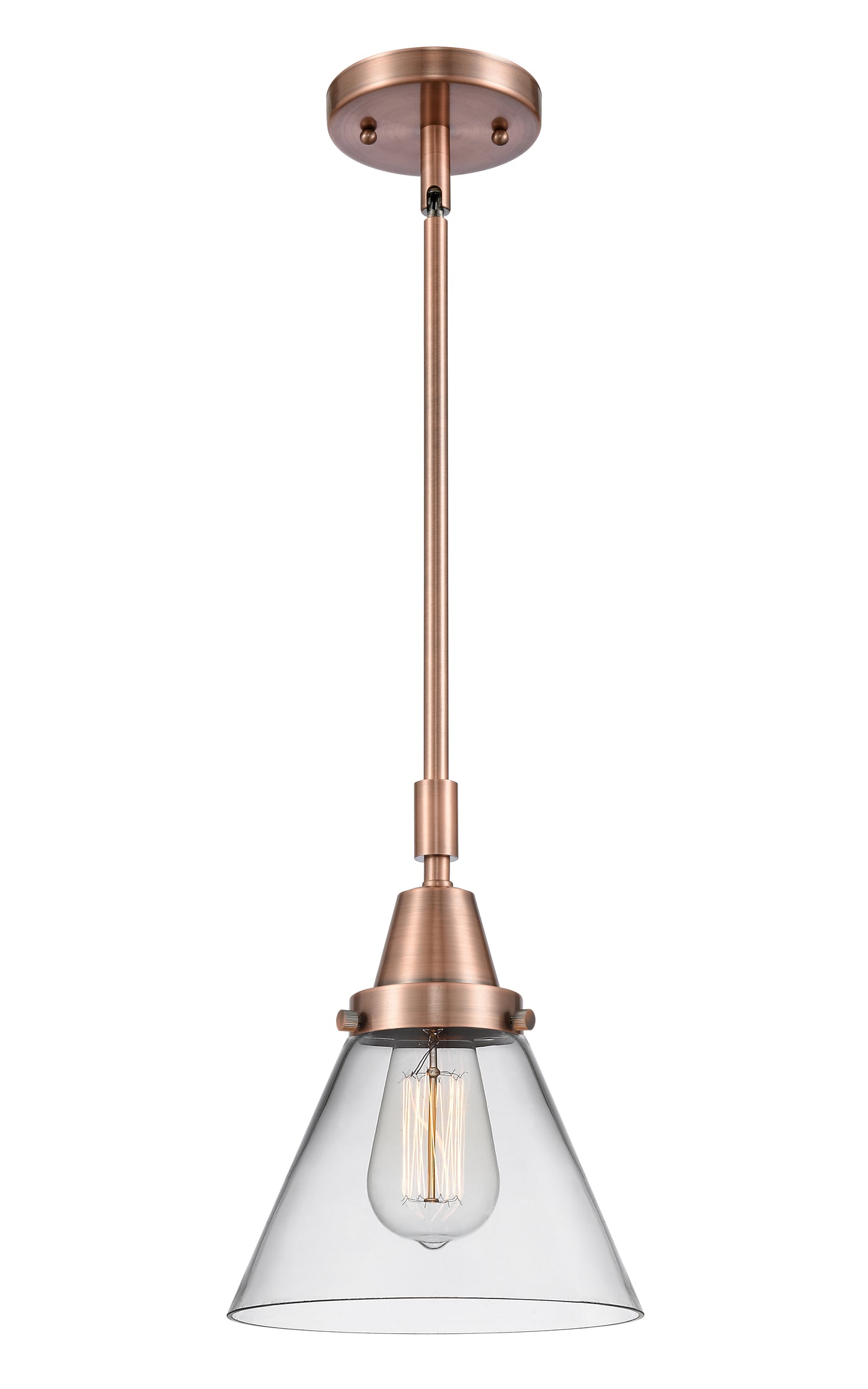 Caden Mini Pendant Antique Brass Finish