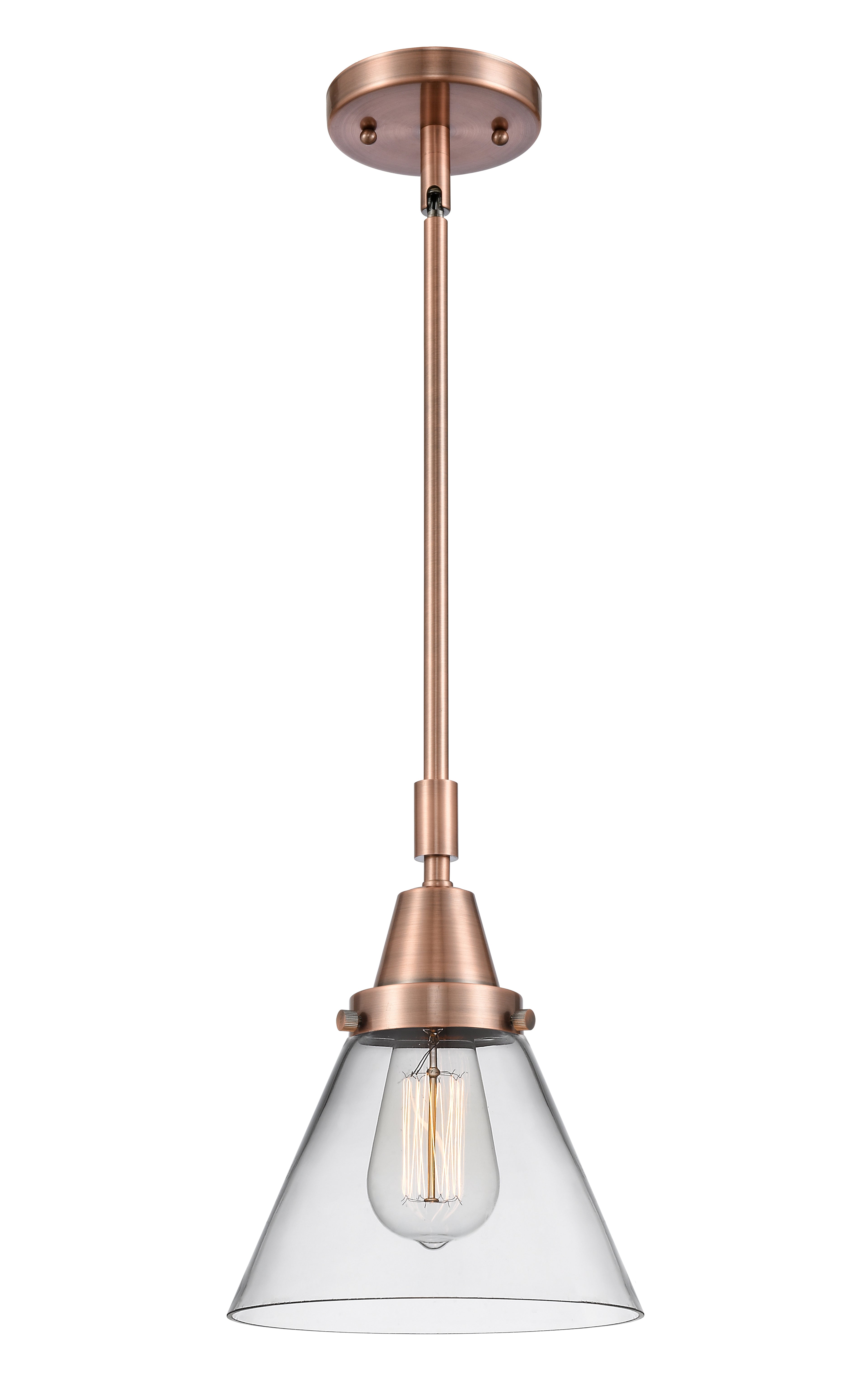 Caden Mini Pendant Antique Brass Finish