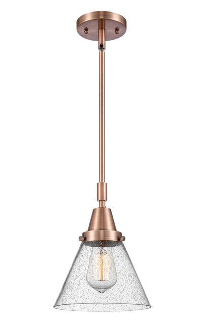 Caden Mini Pendant Antique Brass Glass