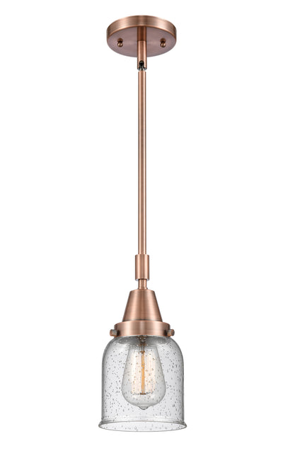 Caden Mini Pendant Antique Brass Glass