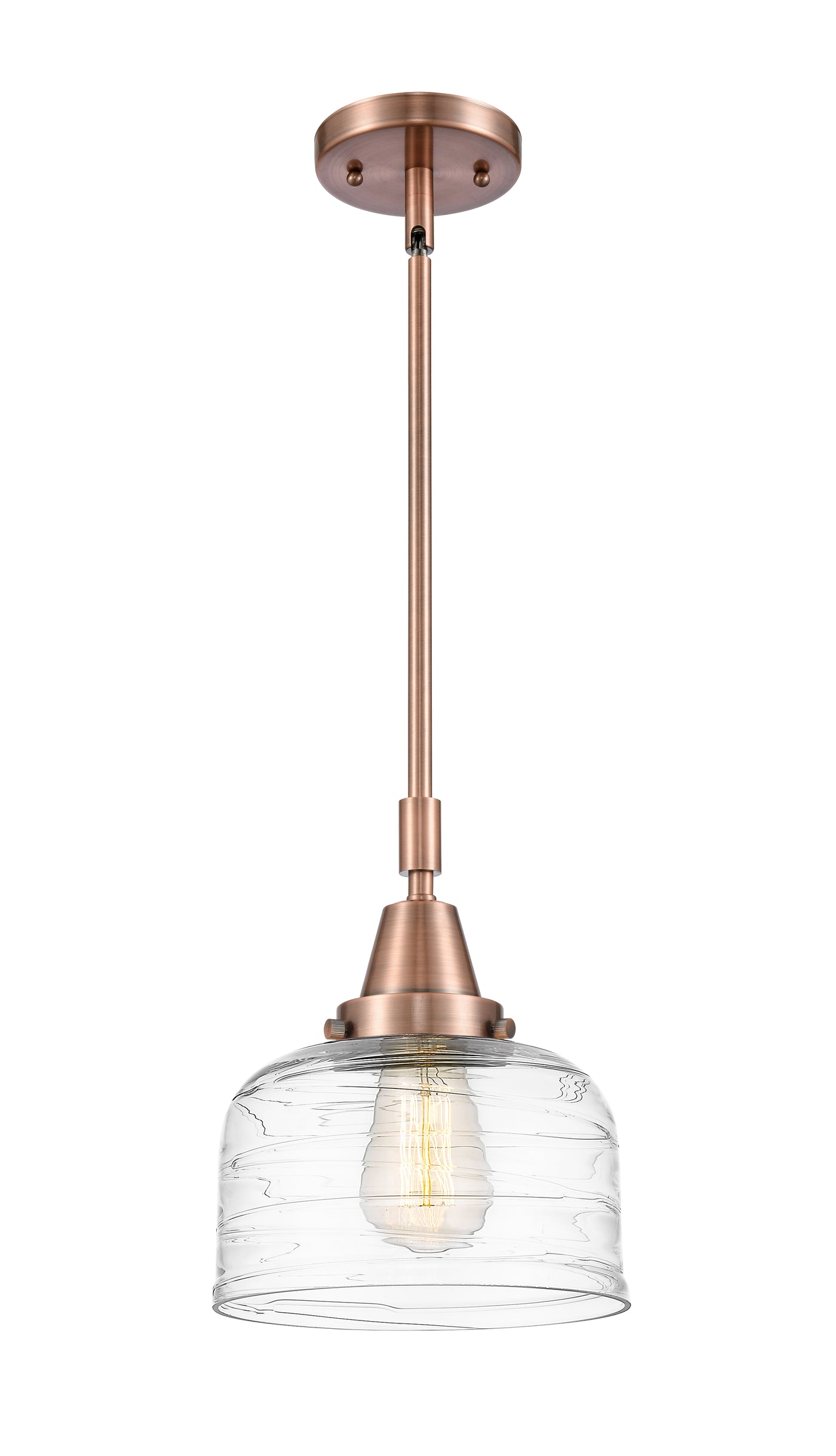 Caden Mini Pendant Antique Brass Finish