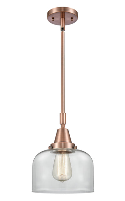 Caden Mini Pendant Antique Brass Glass Steel