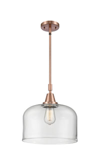 Caden Mini Pendant Antique Brass Glass