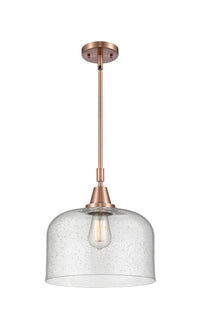 Caden Mini Pendant Antique Brass Glass