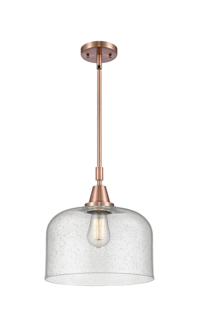 Caden Mini Pendant Antique Brass Glass