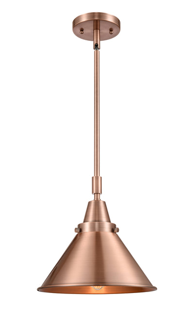 Caden Mini Pendant Dimmer Steel Antique Brass