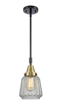 Caden Mini Pendant Antique Brass Glass