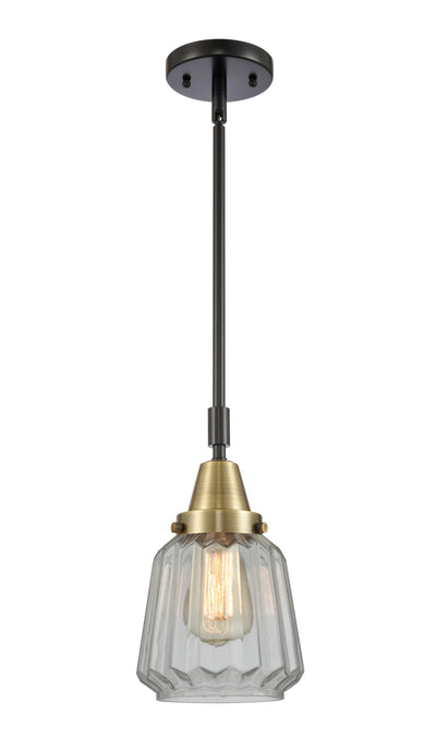 Caden Mini Pendant Antique Brass Glass