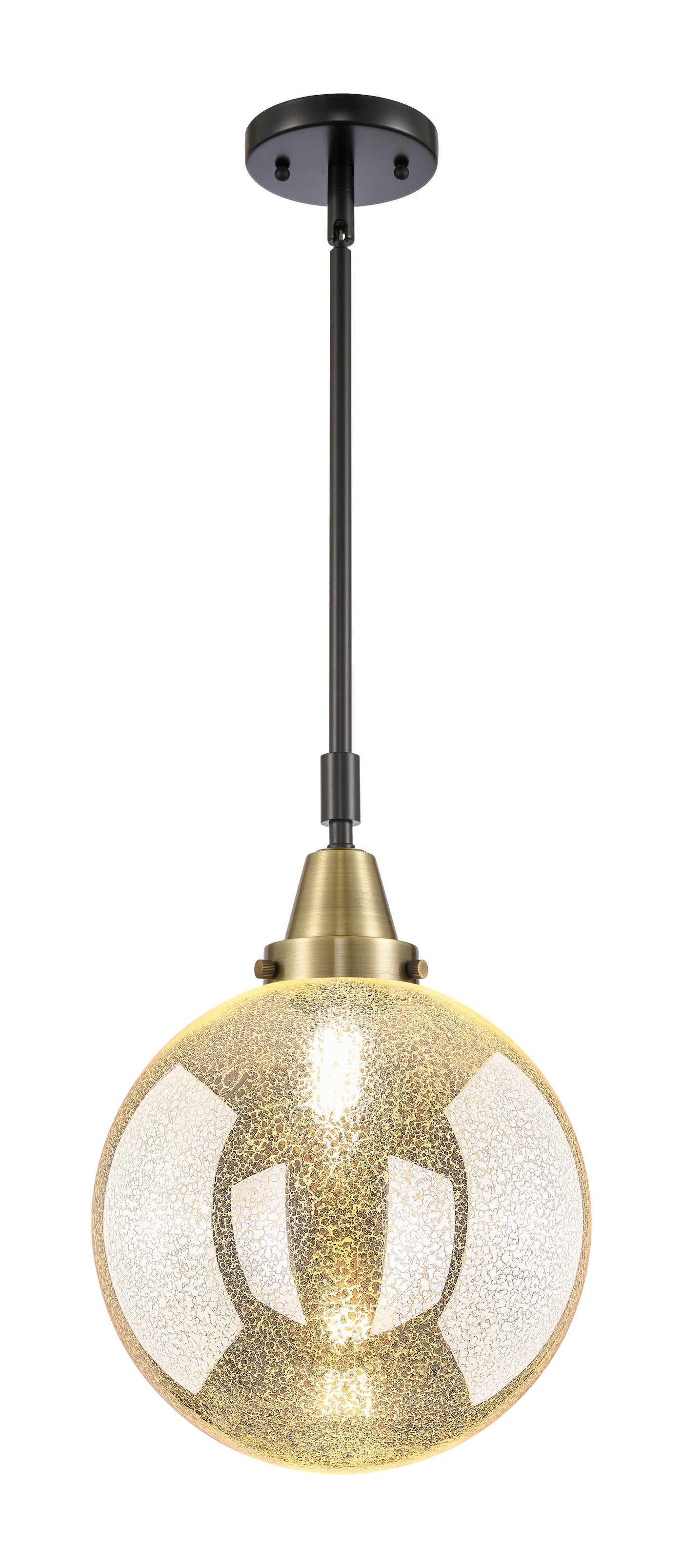 Caden Mini Pendant Antique Brass Glass