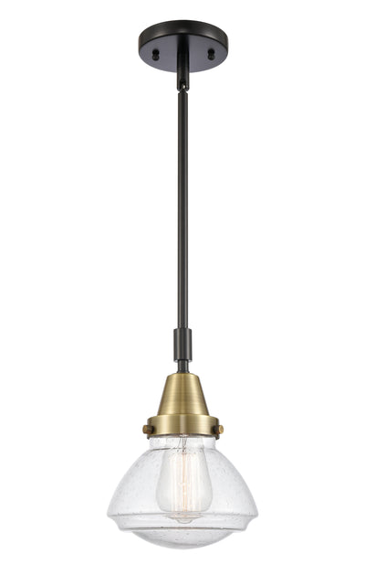 Caden Mini Pendant Antique Brass Finish