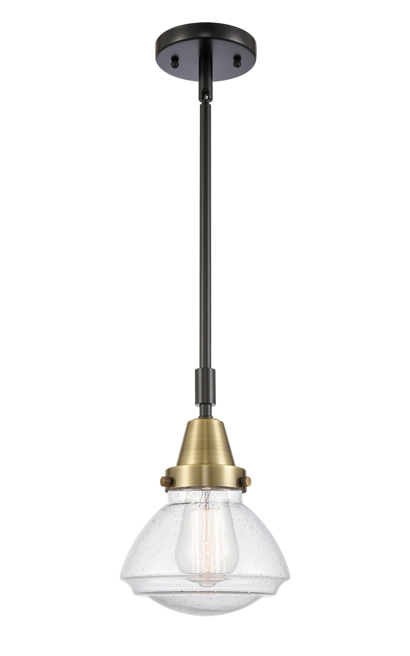 Caden Mini Pendant Antique Brass Finish