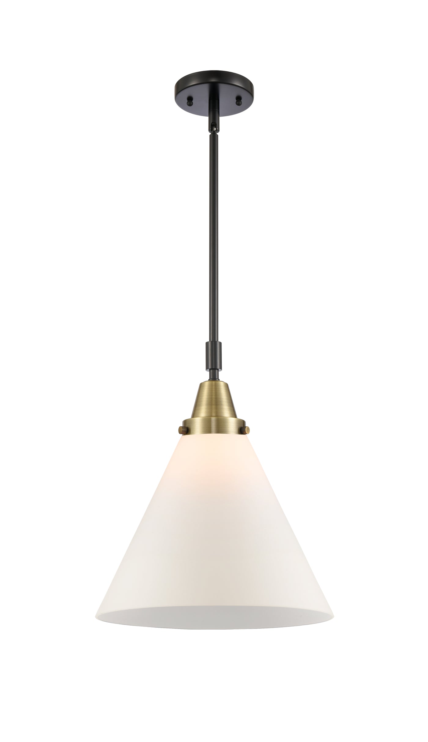 Caden Mini Pendant Antique Brass Glass