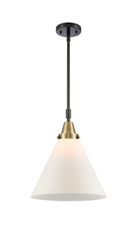 Caden Mini Pendant Antique Brass Glass