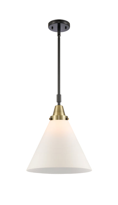 Caden Mini Pendant Antique Brass Glass