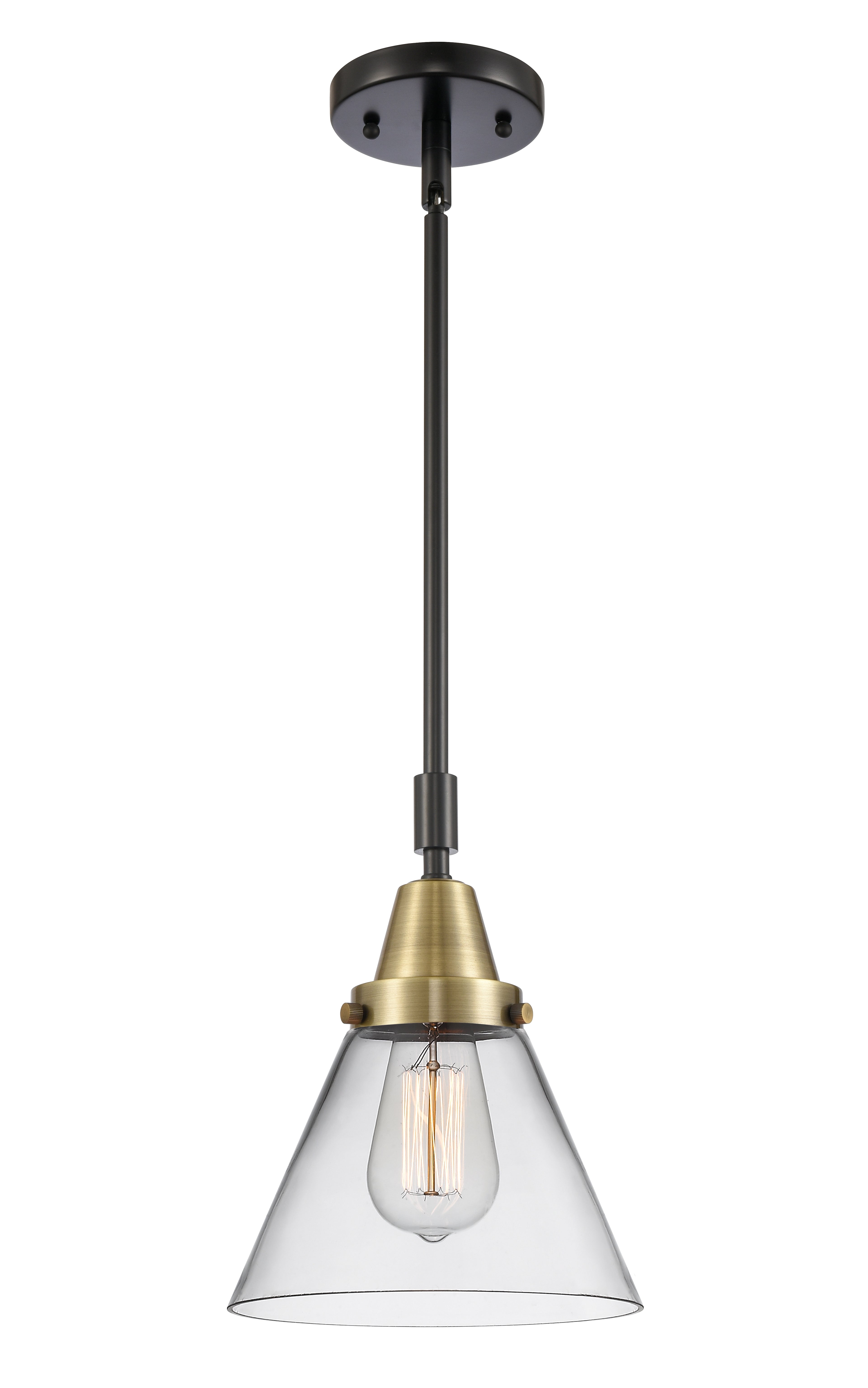 Caden Mini Pendant Antique Brass Finish