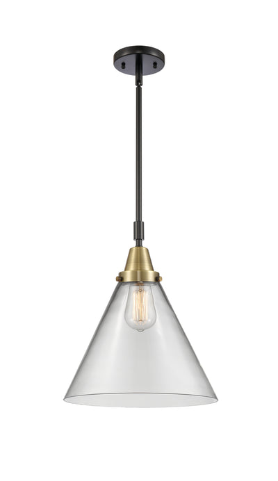 Caden Mini Pendant Antique Brass Glass