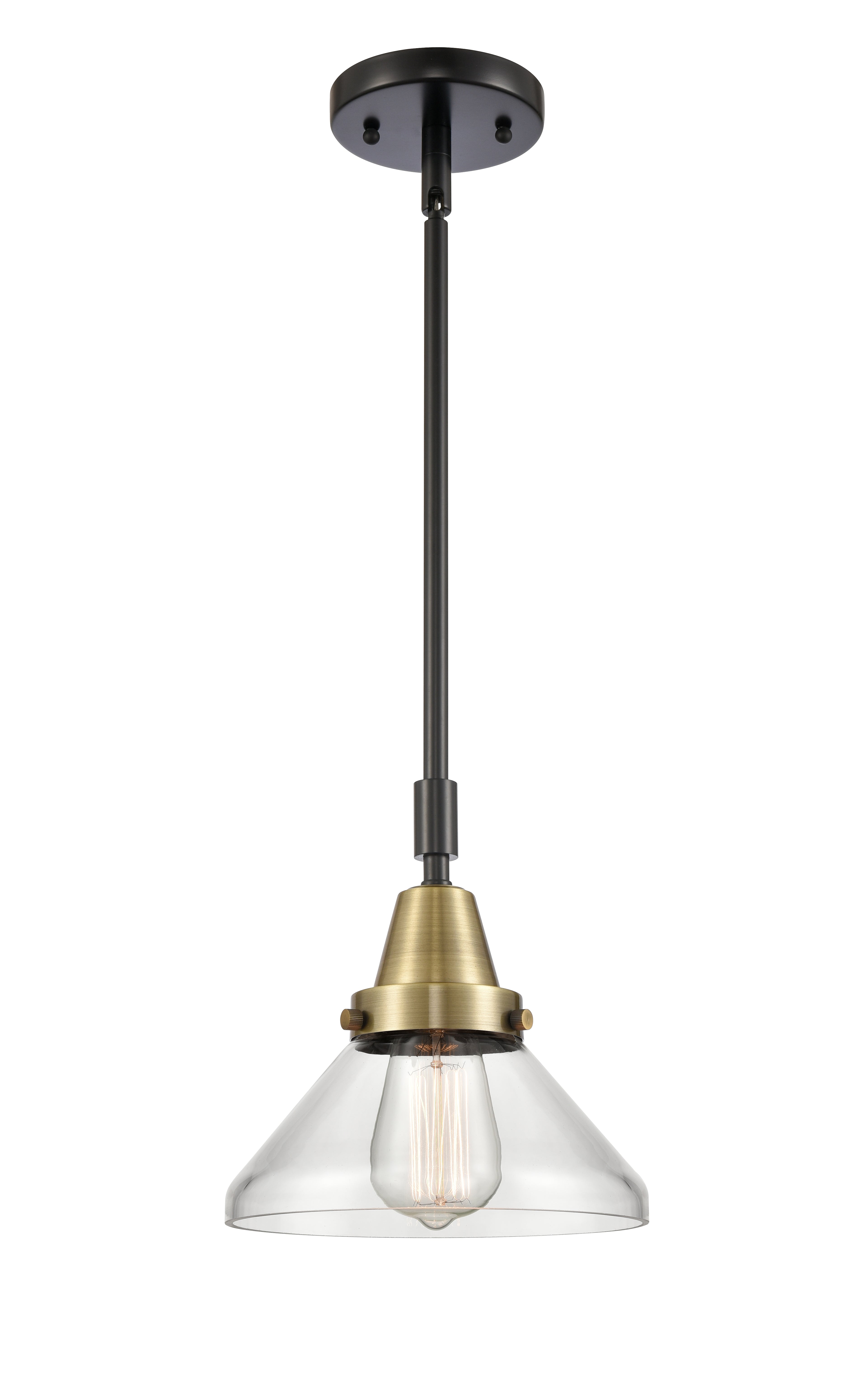 Caden Mini Pendant Antique Brass Finish