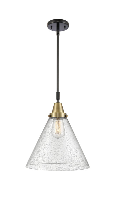 Caden Mini Pendant Antique Brass Glass
